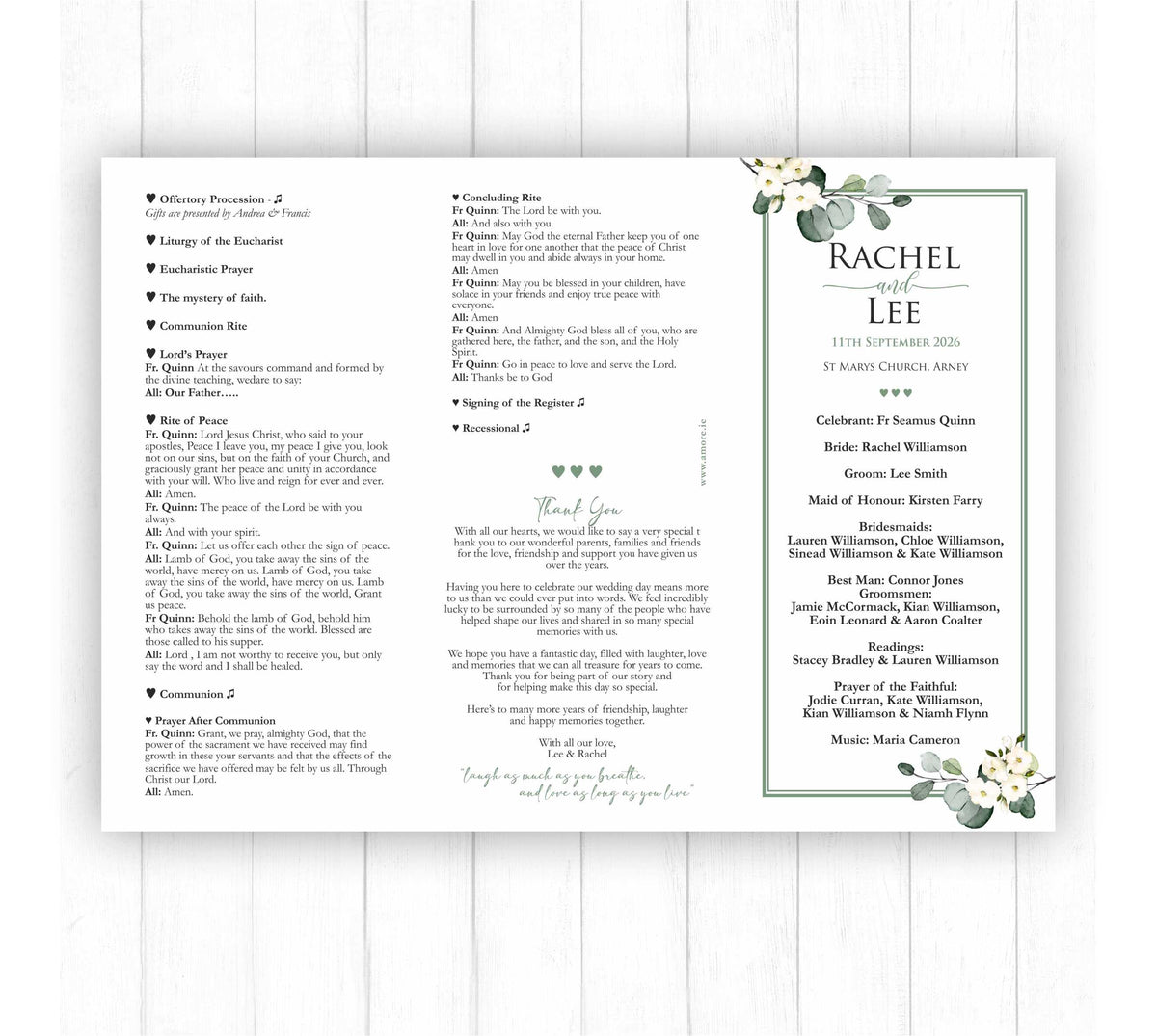 Lucalyptus Love Booklet