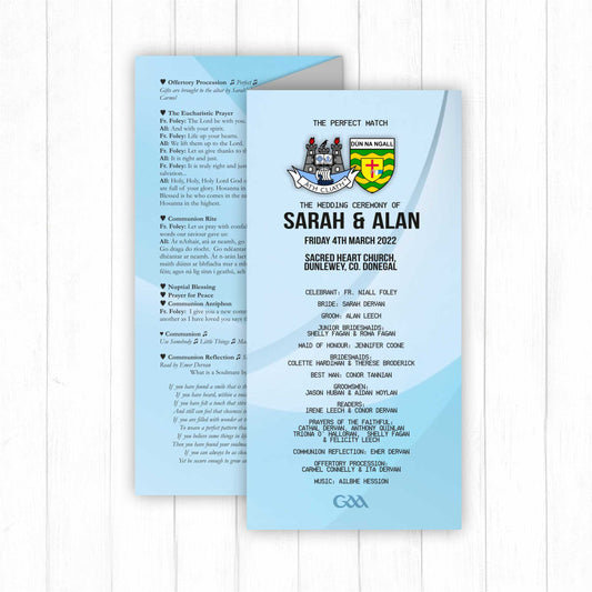 GAA Wedding Booklet