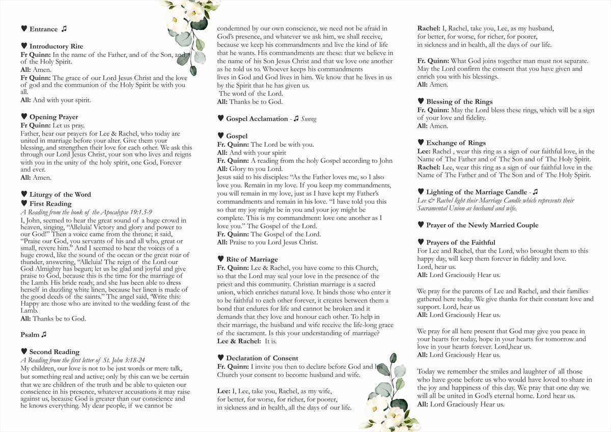 Lucalyptus Love Booklet