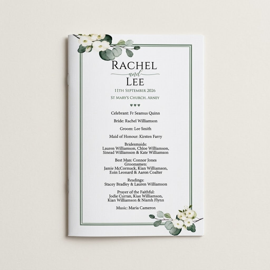 Eucalyptus Love Booklet