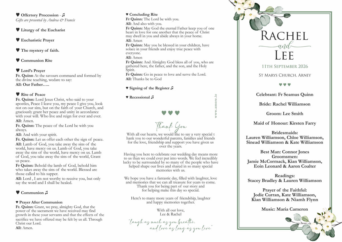 Lucalyptus Love Booklet